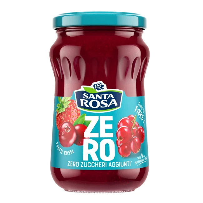 Gem De Fructe Rosii Zero Zahar Adaugat Santa Rosa 300g